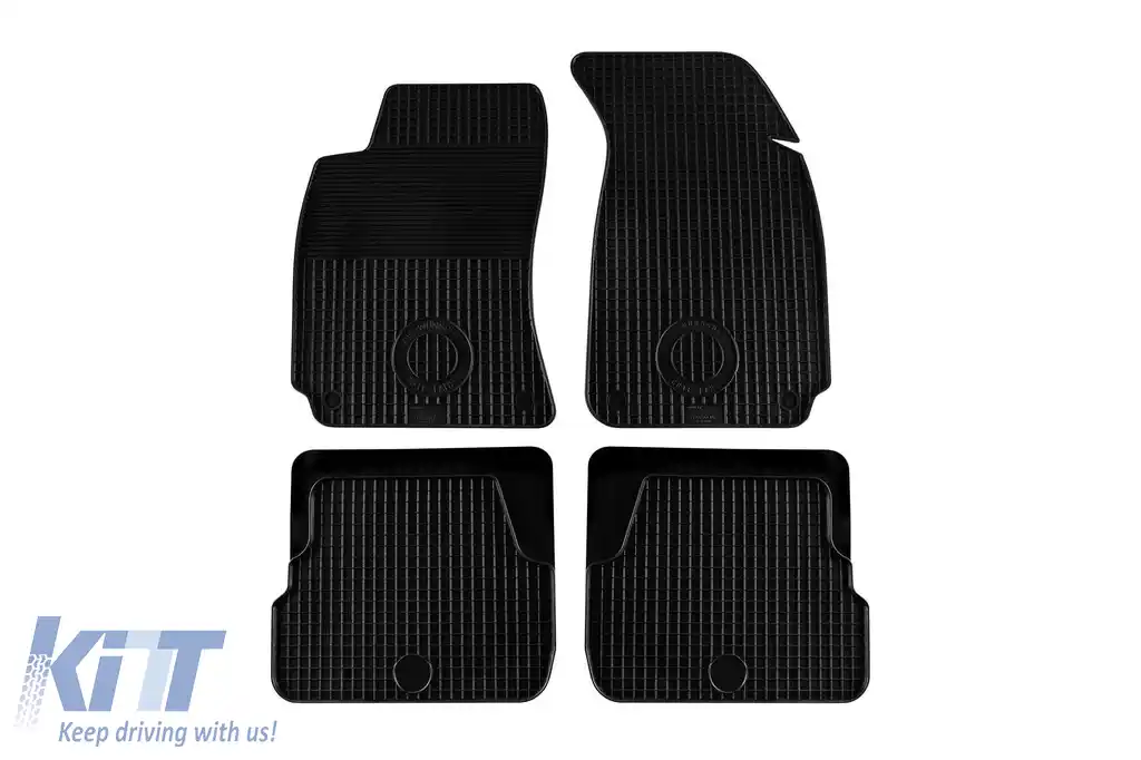 Mănuși din cauciuc Gumarny Zubri potrivite pentru Skoda Superb 2002-2008, set de 4 piese, culoare neagră