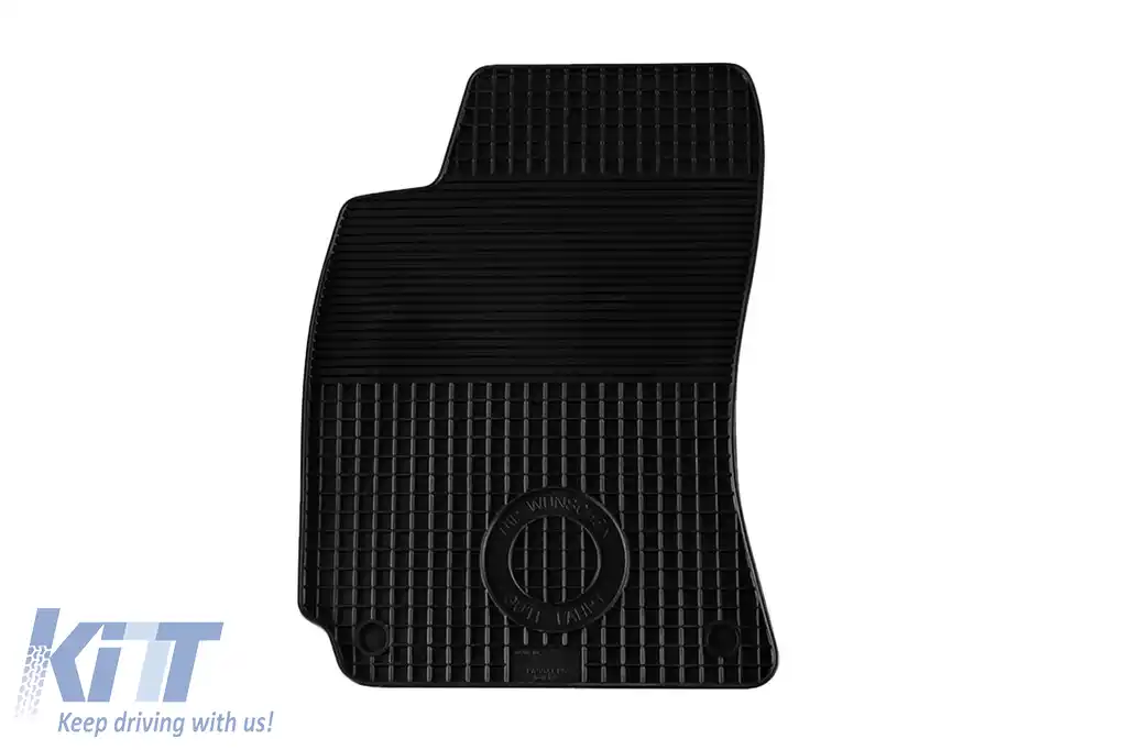 Mănuși din cauciuc Gumarny Zubri potrivite pentru Skoda Superb 2002-2008, set de 4 piese, culoare neagră-image-6251087