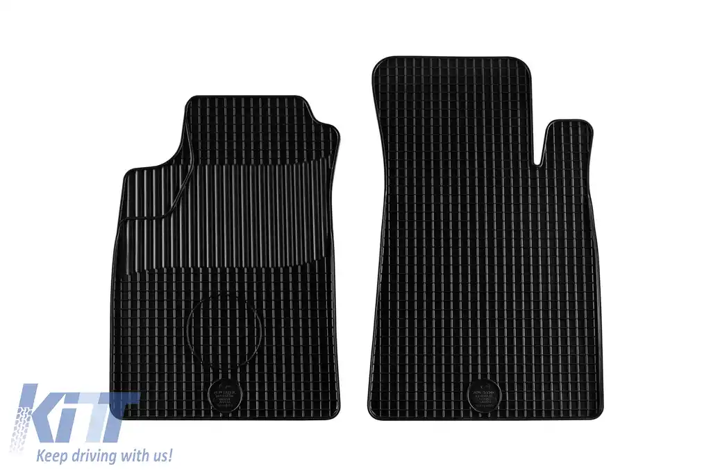 Mănuși din cauciuc Gumarny Zubri potrivite pentru Renault Kangoo 1997-2007, set de 2 piese, culoare neagră