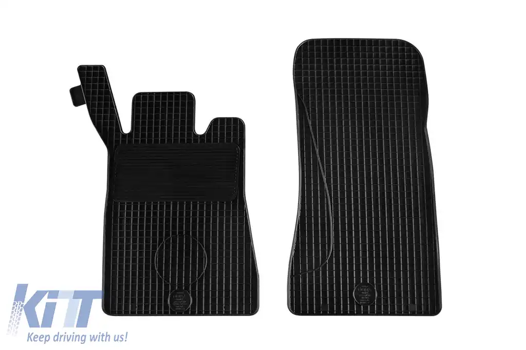 Mănuși din cauciuc Gumarny Zubri potrivite pentru Mercedes C class W203 sedan, wagon 2000-2007, Set de 2 bucăți față, negru
