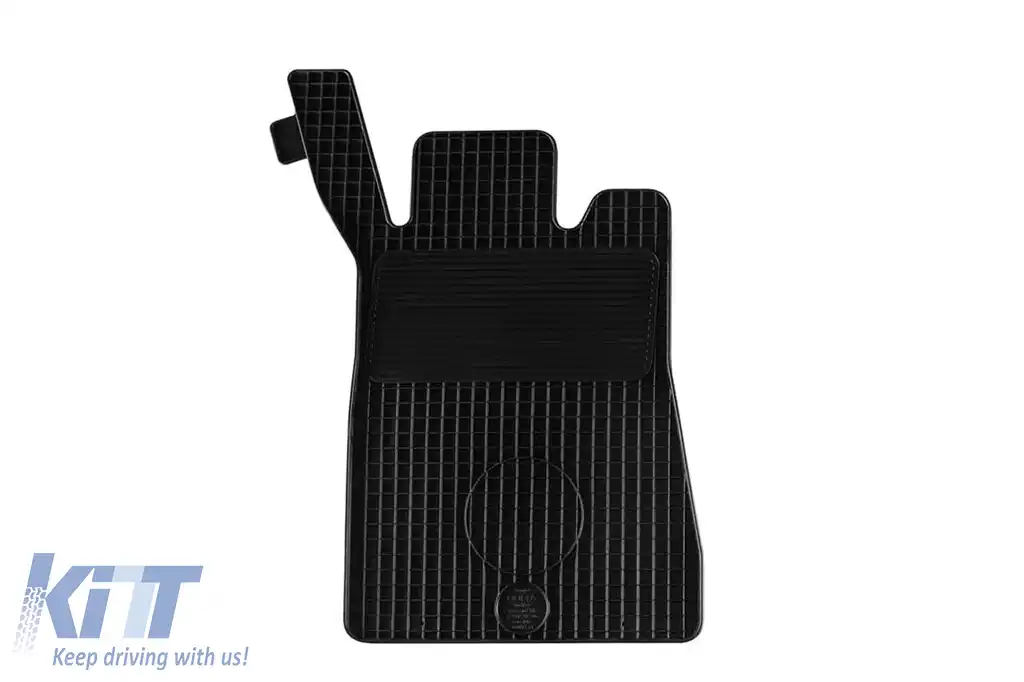 Mănuși din cauciuc Gumarny Zubri potrivite pentru Mercedes C class W203 sedan, wagon 2000-2007, Set de 2 bucăți față, negru-image-6251179