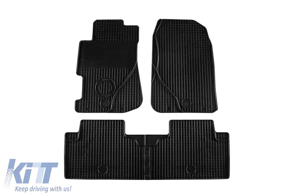Mănuși din cauciuc Gumarny Zubri potrivite pentru Honda Civic 2000-2006, set de 4 piese, culoare neagră