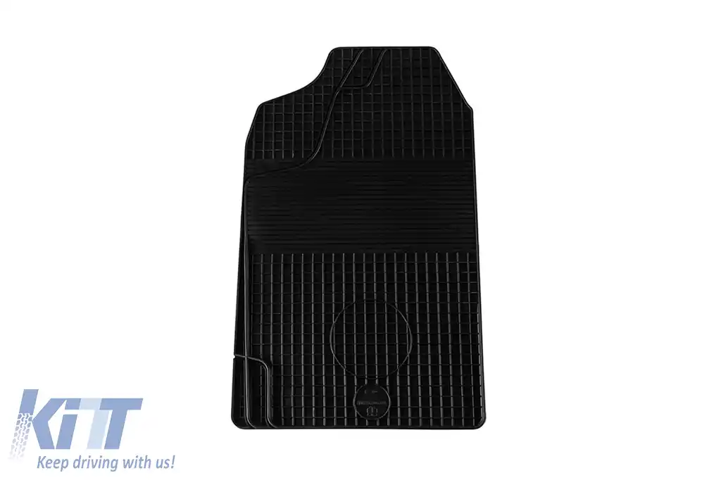 Mănuși din cauciuc Gumarny Zubri potrivite pentru Peugeot 106 1996-2003, set de 4 piese, culoare neagră-image-6251318