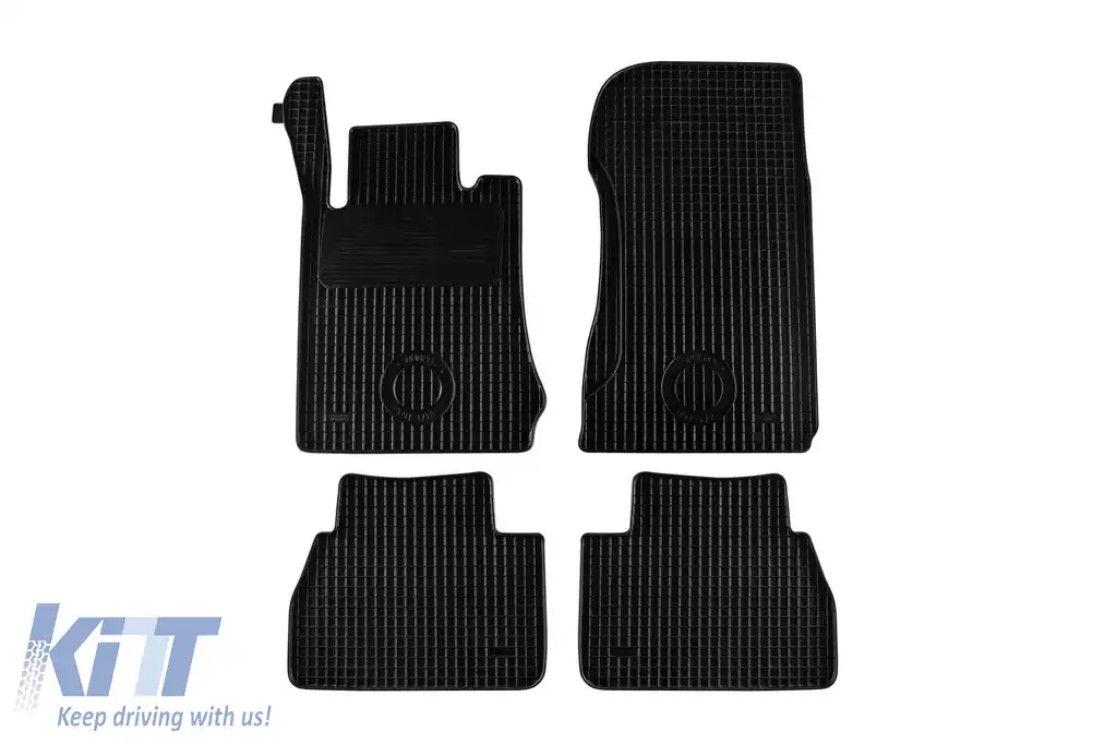 Mănuși din cauciuc Gumarny Zubri potrivite pentru Mercedes E class W211 sedan, wagon și versiunea 4matic 2002-2008, set de 4 piese, culoare neagră