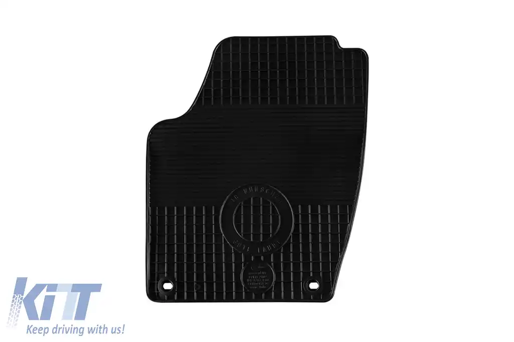 Mănuși din cauciuc Gumarny Zubri potrivite pentru Volkswagen Fox 2005-2009, set de 4 piese, culoare neagră-image-6251352