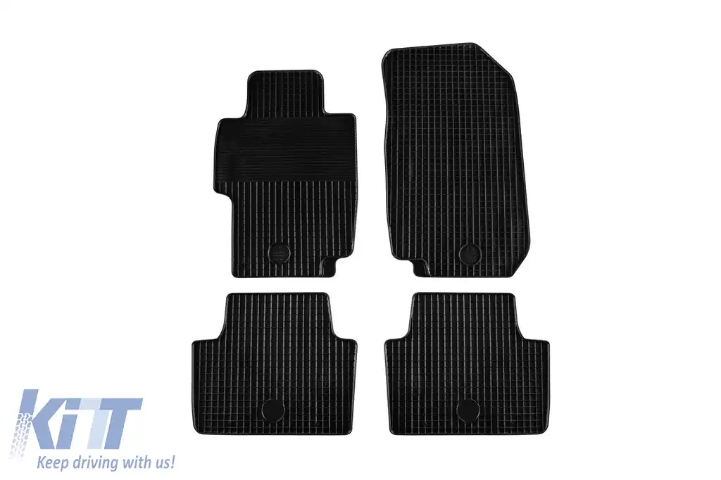 Mănuși din cauciuc Gumarny Zubri potrivite pentru Honda Accord 2003-2008, set de 4 piese, culoare neagră