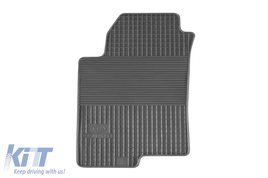 Mănuși din cauciuc Gumarny Zubri potrivite pentru Kia Cerato 2004-2009, set de 4 piese, culoare gri-image-6251464