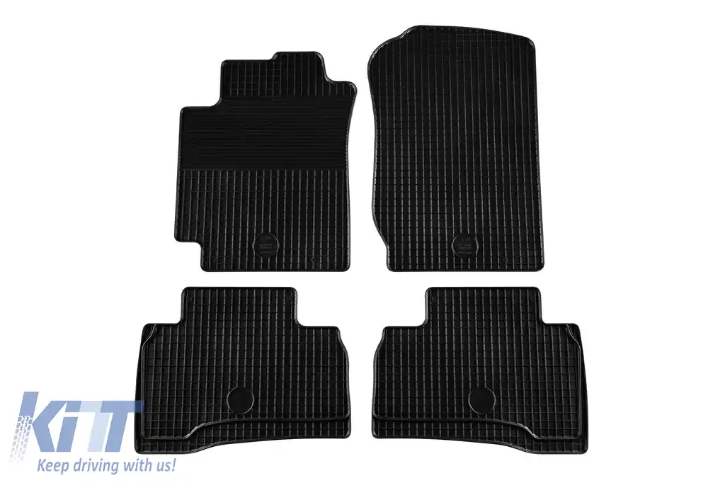 Mănuși din cauciuc Gumarny Zubri potrivite pentru Suzuki Grand Vitara 2005-2015, set de 4 piese, culoare neagră
