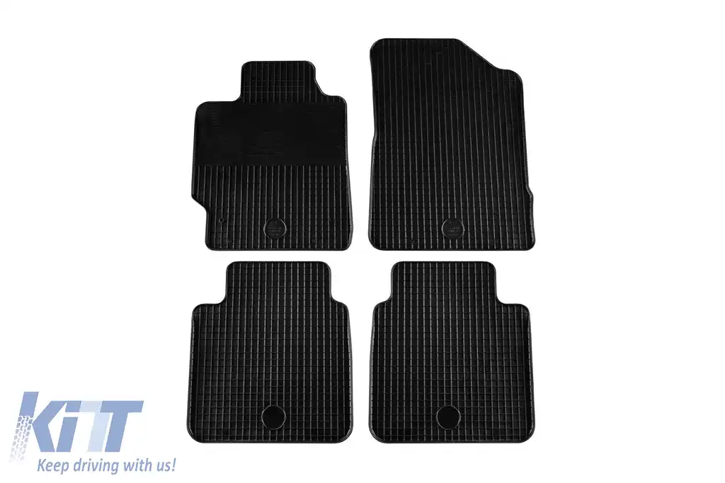 Mănuși din cauciuc Gumarny Zubri potrivite pentru Toyota Camry 2006-2011, set de 4 piese, culoare neagră