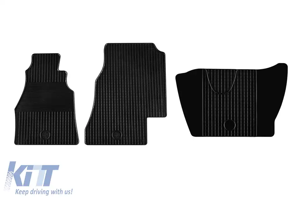 Mănuși din cauciuc Gumarny Zubri potrivite pentru Mercedes Sprinter, Volkswagen LT 1995-2005, set de 3 piese, culoare neagră