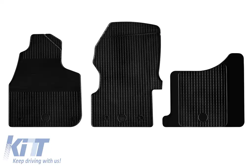 Mănuși din cauciuc Gumarny Zubri potrivite pentru Mercedes Sprinter, Volkswagen Crafter 2006-2018, set de 3 piese, culoare neagră