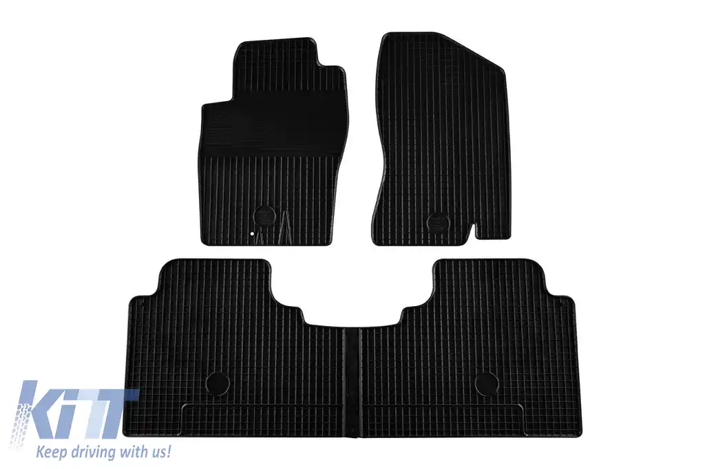 Mănuși din cauciuc Gumarny Zubri potrivite pentru Nissan Navara, Pathfinder 2007-2012, set de 4 piese, culoare neagră