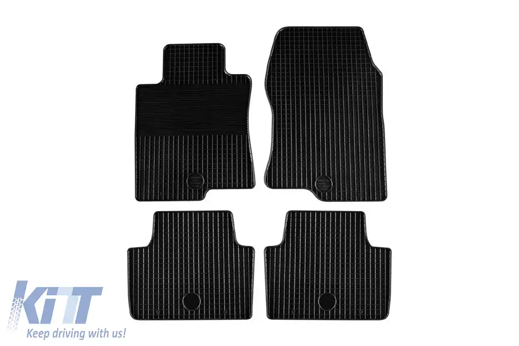 Mănuși din cauciuc Gumarny Zubri potrivite pentru Honda Accord 2008-2015, set de 4 piese, culoare neagră