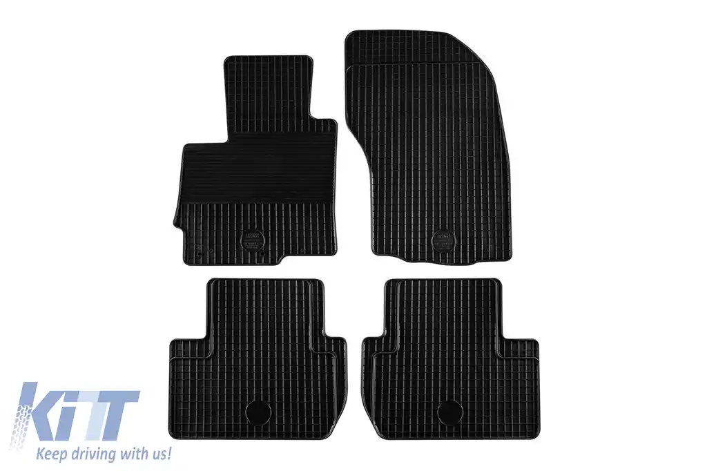 Mănuși din cauciuc Gumarny Zubri potrivite pentru Mitsubishi ASX după 2015, set de 4 piese, culoare neagră