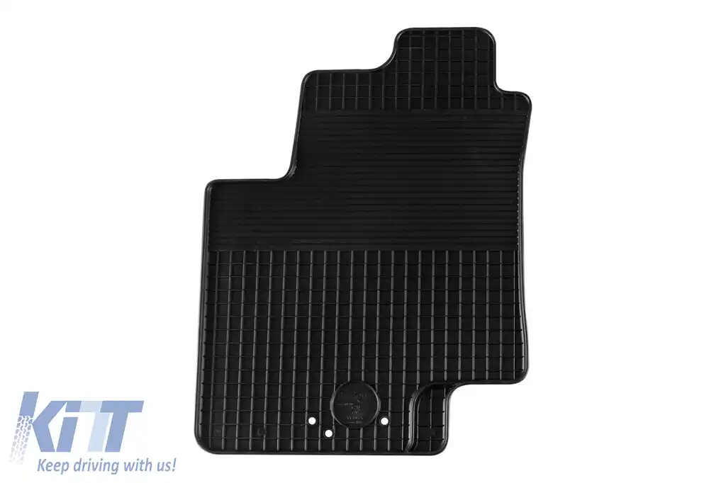 Mănuși din cauciuc Gumarny Zubri potrivite pentru Hyundai iX20, Kia Venga 2010-2019, set de 4 piese, culoare neagră-image-6251721