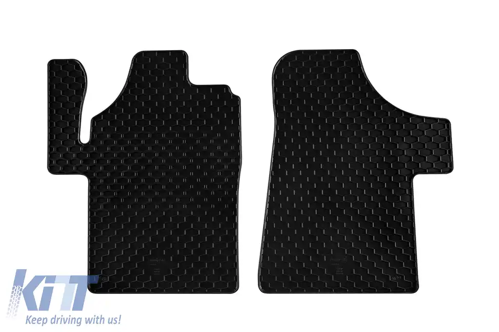 Mănuși din cauciuc Gumarny Zubri potrivite pentru Mercedes Vito 2003-2010, Viano 2010-2014, set de 2 piese, culoare neagră