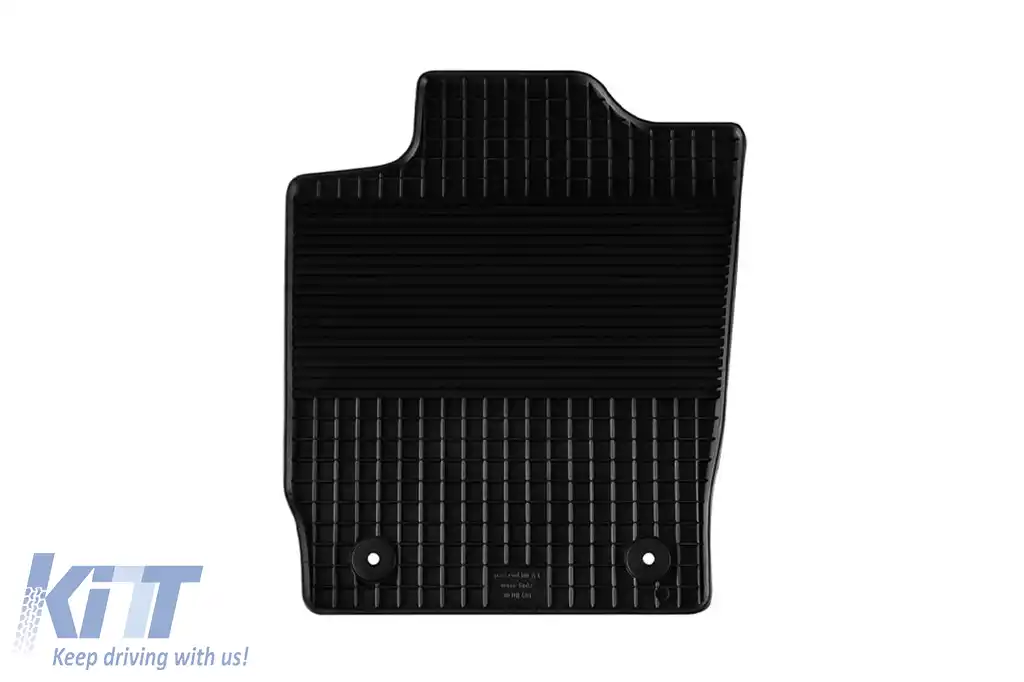 Mănuși din cauciuc Gumarny Zubri potrivite pentru Audi A1 2010-2018, set de 4 piese, culoare neagră-image-6251856