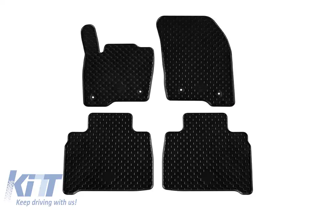Mănuși din cauciuc Gumarny Zubri potrivite pentru Ford Galaxy, S-Max după 2015, set de 4 piese, culoare neagră