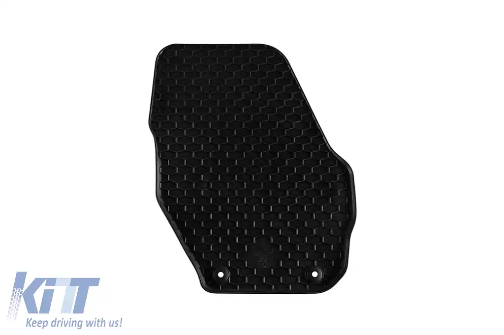 Mănuși din cauciuc Gumarny Zubri potrivite pentru Volvo XC60 2009-2017, set de 4 piese, culoare neagră-image-6252126