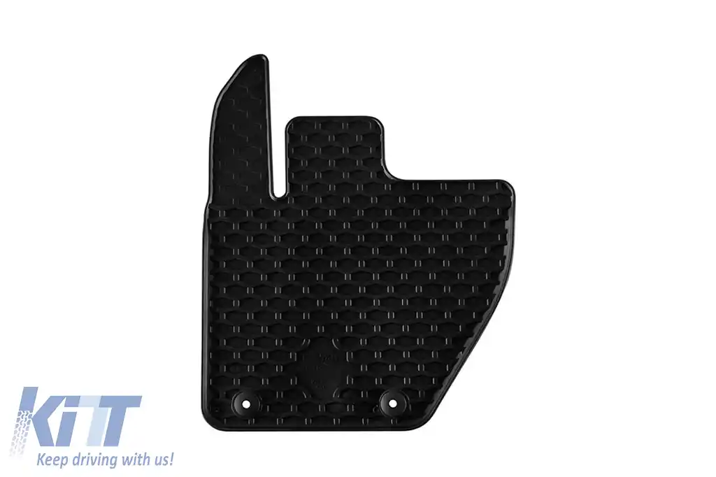 Mănuși din cauciuc Gumarny Zubri potrivite pentru Volvo V40 2013-2019, set de 4 piese, culoare neagră-image-6252135