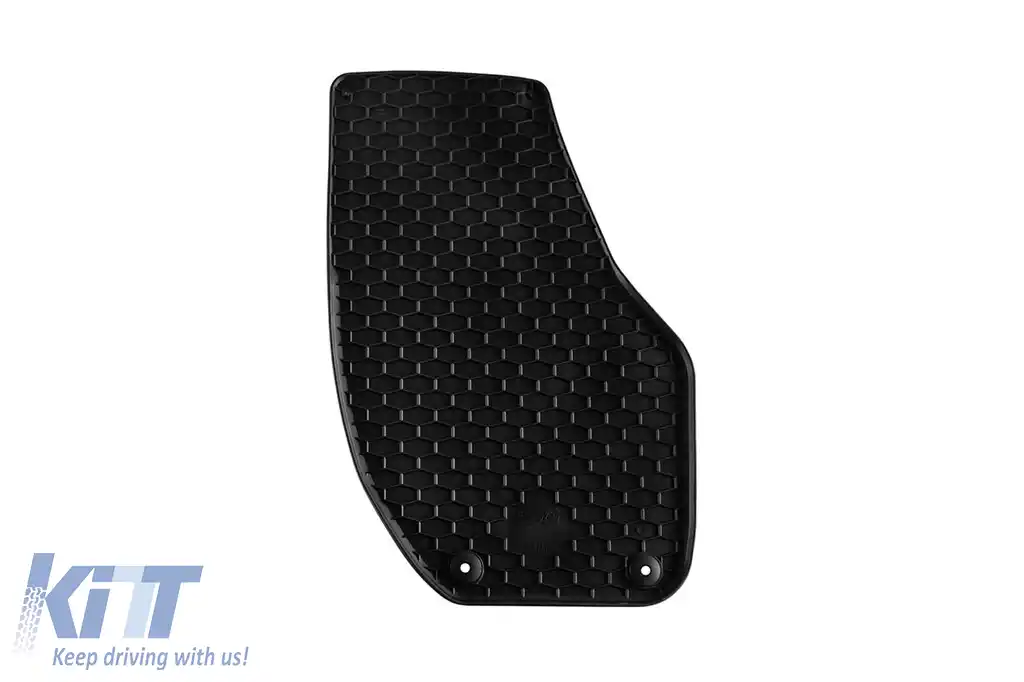 Mănuși din cauciuc Gumarny Zubri potrivite pentru Volvo V40 2013-2019, set de 4 piese, culoare neagră-image-6252136