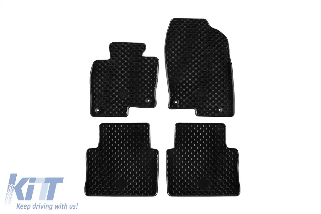 Mănuși din cauciuc Gumarny Zubri potrivite pentru Mazda CX-5 după 2017, set de 4 piese, culoare neagră-image-6252362