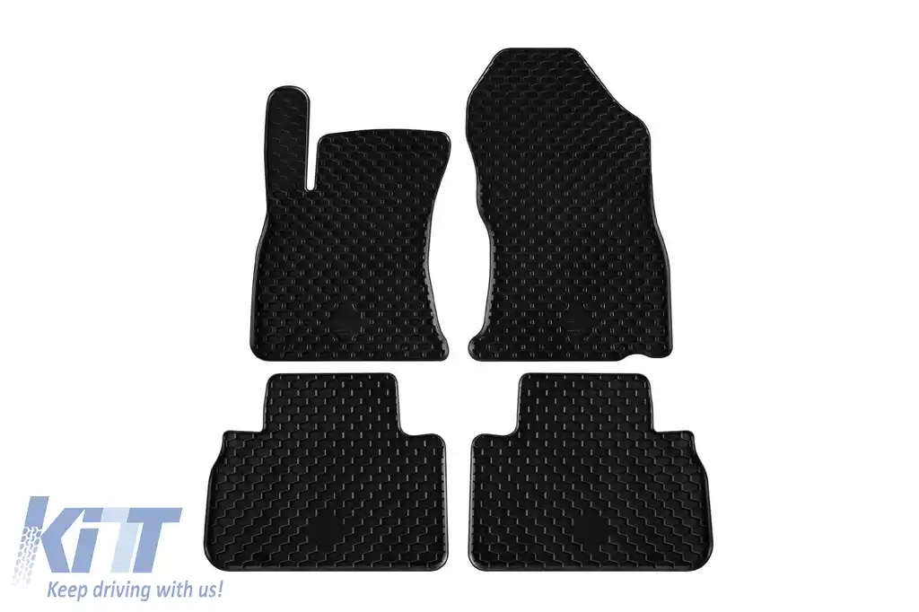 Mănuși din cauciuc Gumarny Zubri potrivite pentru Subaru Forester V e-boxer după 2020, set de 4 piese, culoare neagră