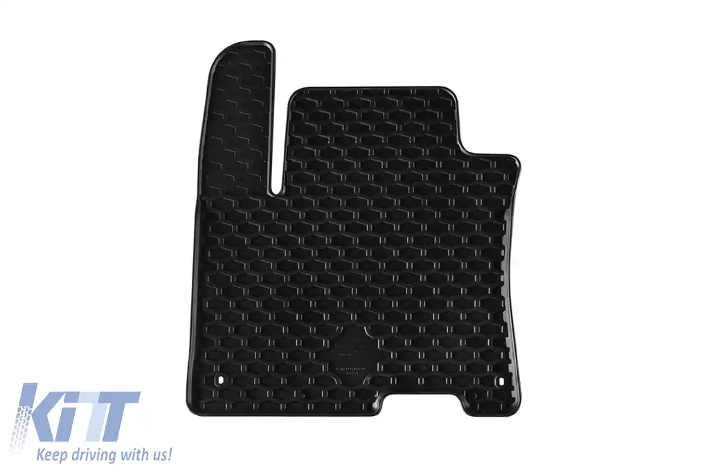 Mănuși din cauciuc Gumarny Zubri potrivite pentru Hyundai Kona Electric 2019-2023, set de 4 piese, culoare neagră-image-6252446