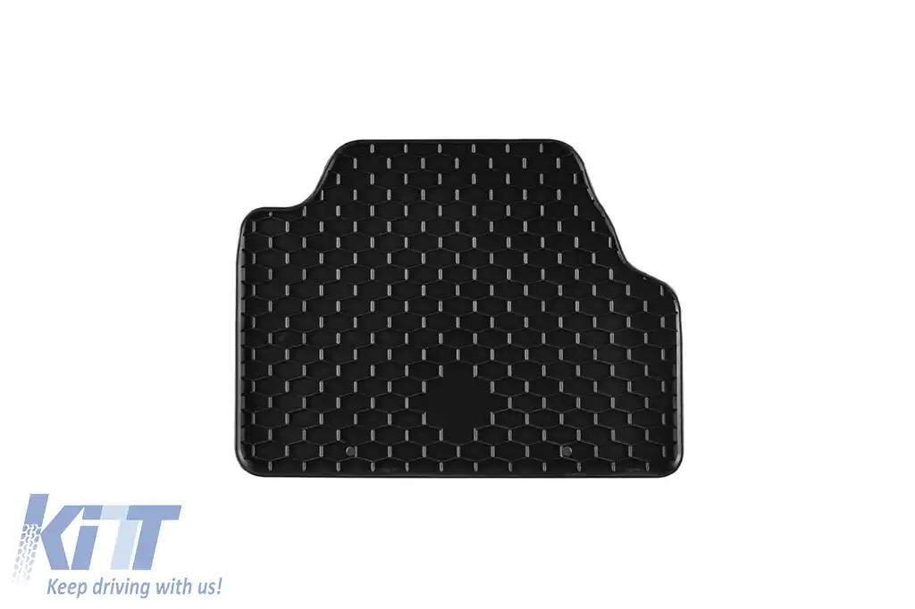 Mănuși din cauciuc Gumarny Zubri potrivite pentru Hyundai Kona Electric 2019-2023, set de 4 piese, culoare neagră-image-6252449