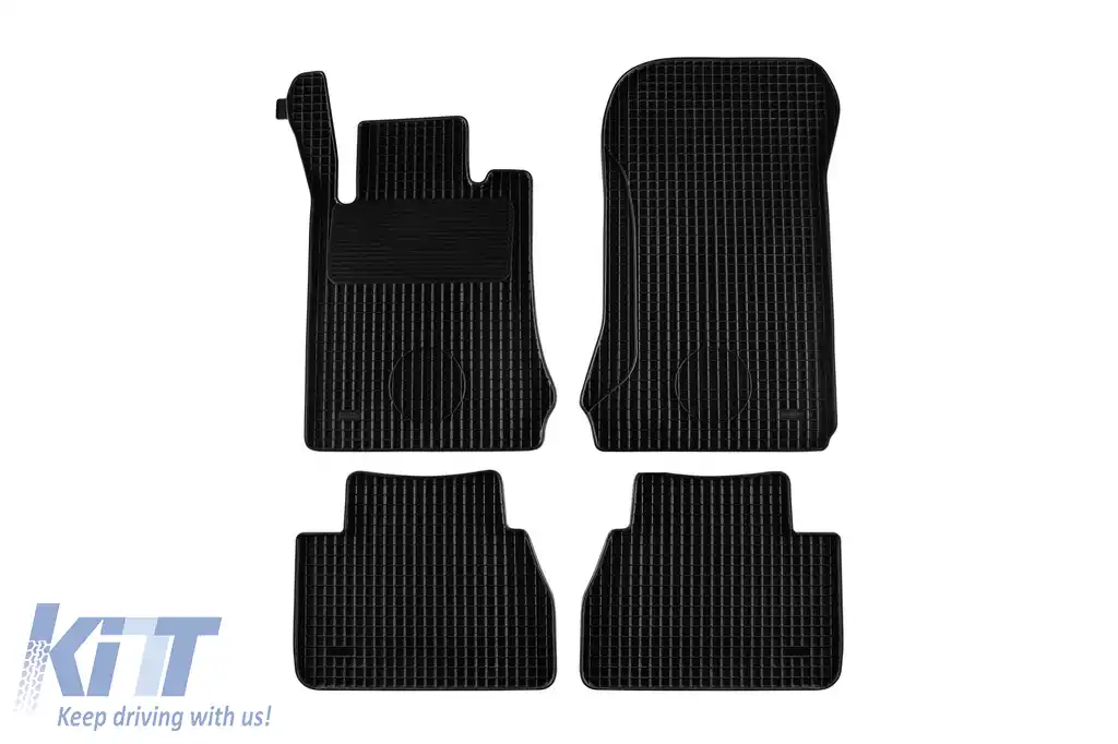 Mănuși din cauciuc Gumarny Zubri potrivite pentru Mercedes E class W210 1995-2001, set de 4 piese, culoare neagră