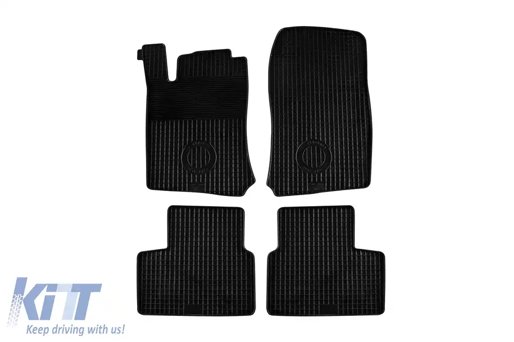Mănuși din cauciuc Gumarny Zubri potrivite pentru Opel Vectra B 1995-2001, set de 4 piese, culoare neagră