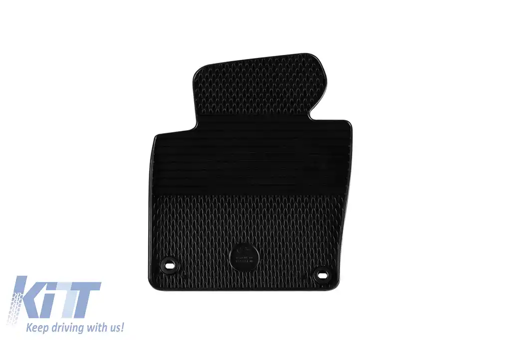 Mănuși din cauciuc Gumarny Zubri potrivite pentru Volkswagen Passat B6, B7 2005-2014, CC 2008-2017, Alltrack după 2012, cu clipsuri ovale, set de 4 piese, culoare neagră-image-6254178