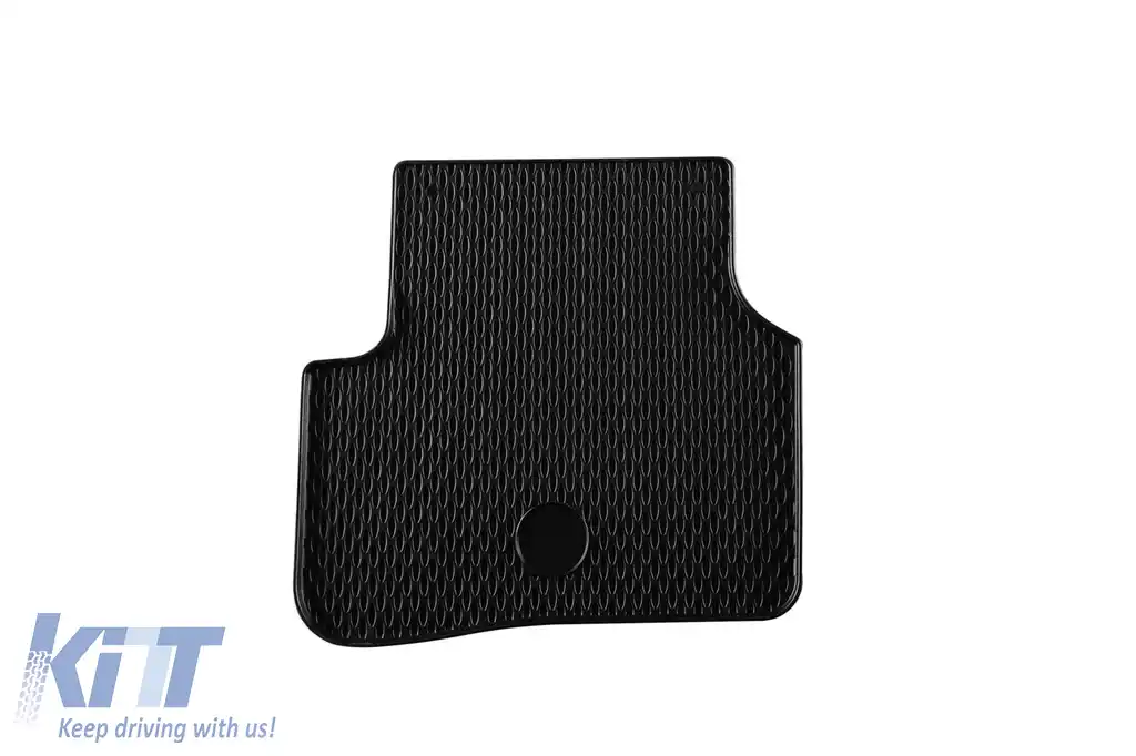 Mănuși din cauciuc Gumarny Zubri potrivite pentru Volkswagen Passat B6, B7 2005-2014, CC 2008-2017, Alltrack după 2012, cu clipsuri ovale, set de 4 piese, culoare neagră-image-6254180