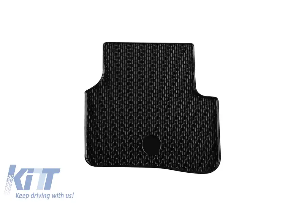 Mănuși din cauciuc Gumarny Zubri potrivite pentru Volkswagen Passat B6, B7 2005-2014, CC 2008-2017, Alltrack după 2012, cu clipsuri ovale, set de 4 piese, culoare neagră-image-6254181