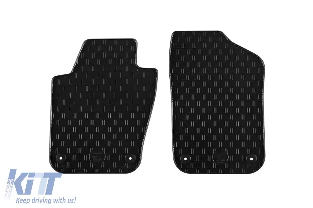 Mănuși din cauciuc Gumarny Zubri potrivite pentru Volkswagen Polo, Seat Ibiza 2008-2016, set de 4 piese, culoare neagră-image-6254207