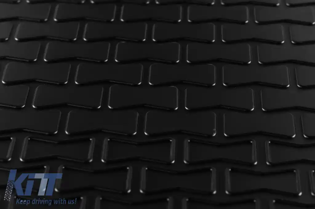 Mănuși din cauciuc Gumarny Zubri potrivite pentru Volkswagen Polo, Seat Ibiza 2008-2016, set de 4 piese, culoare neagră-image-6254211