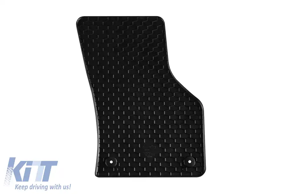 Mănuși din cauciuc Gumarny Zubri potrivite pentru Skoda Octavia 2013-2019, Octavia, Seat Leon, Cupra Formentor după 2020, set de 4 piese, culoare neagră-image-6254237