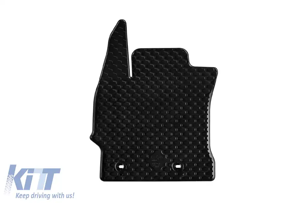 Mănuși din cauciuc Gumarny Zubri potrivite pentru Toyota Auris 2013-2018, Corolla 2014-2018, set de 4 piese, culoare neagră-image-6254290