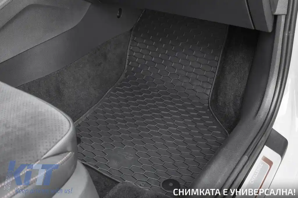 Mănuși din cauciuc Gumarny Zubri potrivite pentru Iveco Daily după 2014, set de 3 piese, culoare neagră-image-6254351