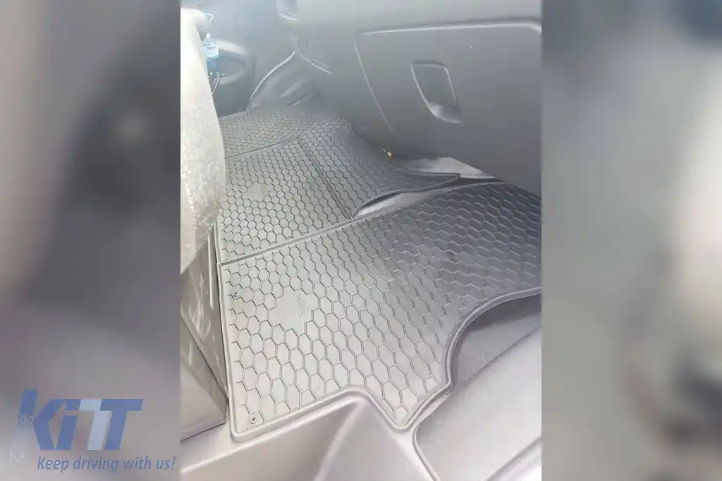 Mănuși din cauciuc Gumarny Zubri potrivite pentru Iveco Daily după 2014, set de 3 piese, culoare neagră-image-6254354