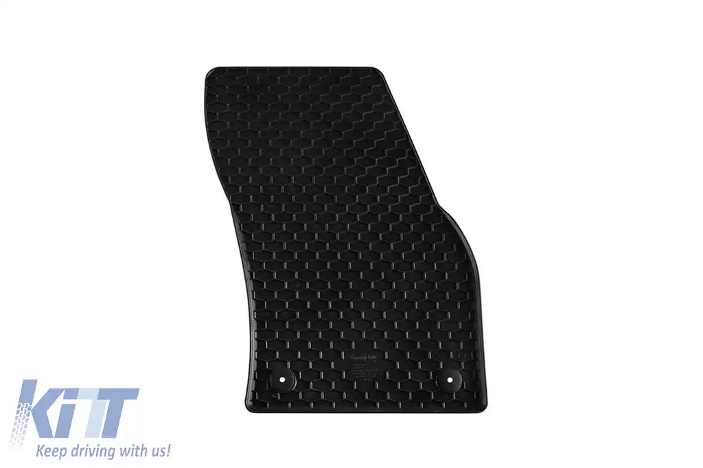 Mănuși din cauciuc Gumarny Zubri potrivite pentru Seat Ateca după 2016, Skoda Karoq după 2017, set de 4 piese, culoare neagră-image-6254429