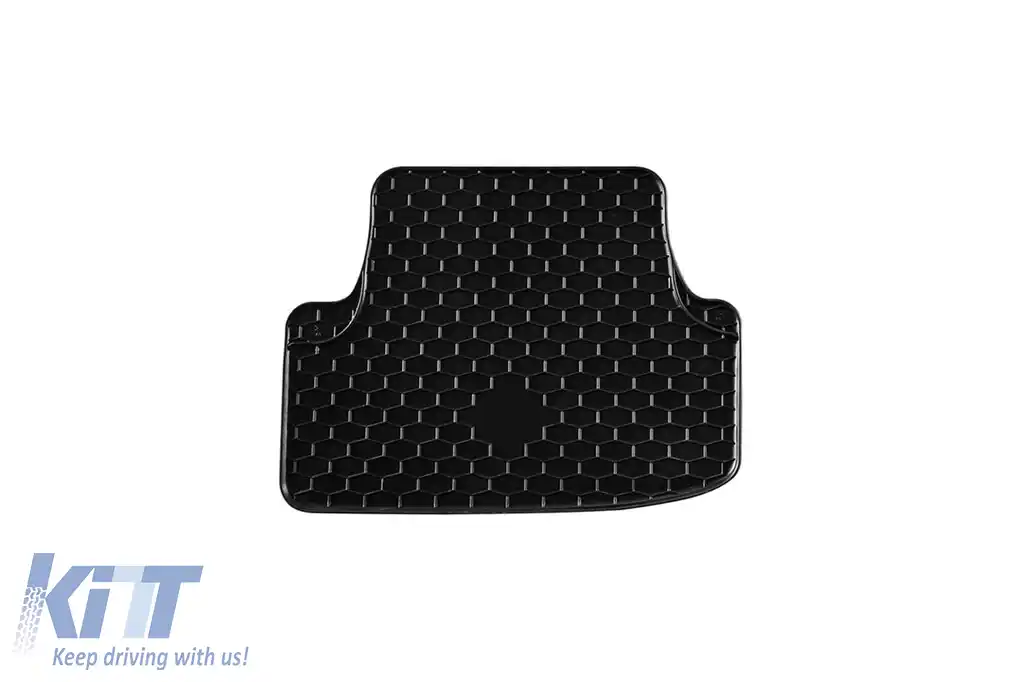 Mănuși din cauciuc Gumarny Zubri potrivite pentru Seat Ateca după 2016, Skoda Karoq după 2017, set de 4 piese, culoare neagră-image-6254430