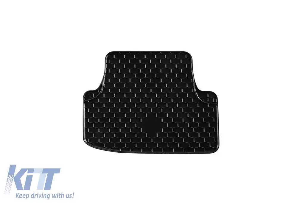 Mănuși din cauciuc Gumarny Zubri potrivite pentru Seat Ateca după 2016, Skoda Karoq după 2017, set de 4 piese, culoare neagră-image-6254431