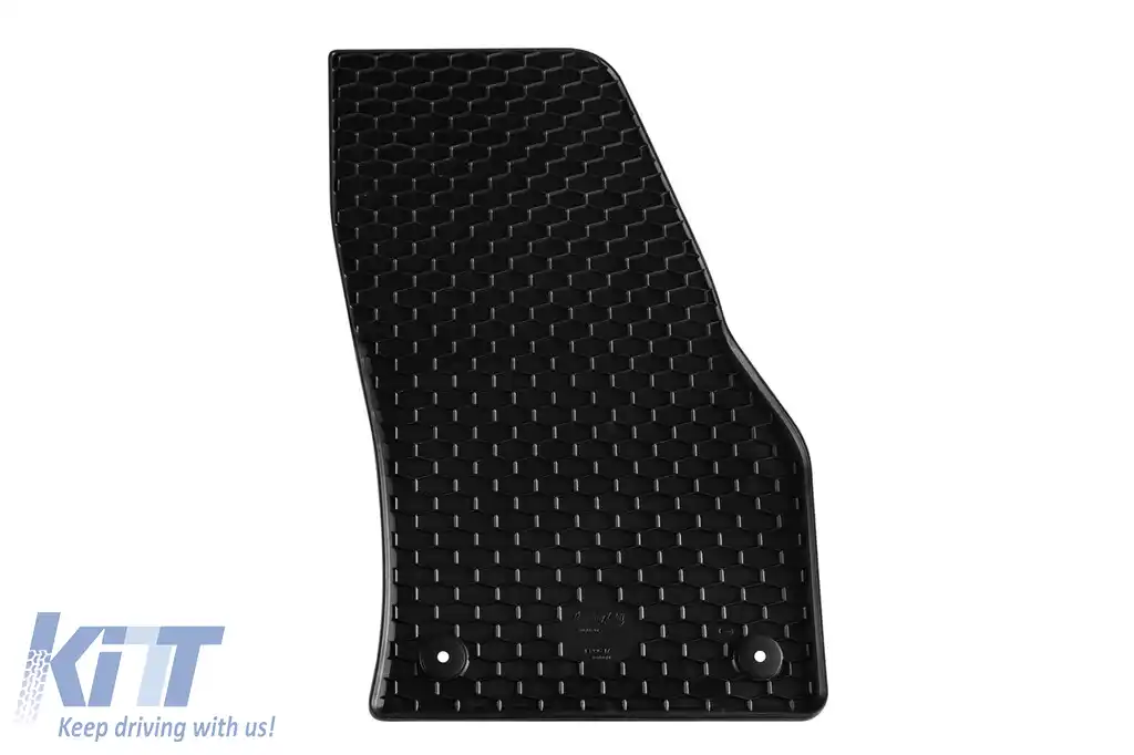 Mănuși din cauciuc Gumarny Zubri potrivite pentru Volkswagen T-Roc Cabrio după 2019, set de 4 piese, culoare neagră-image-6254592