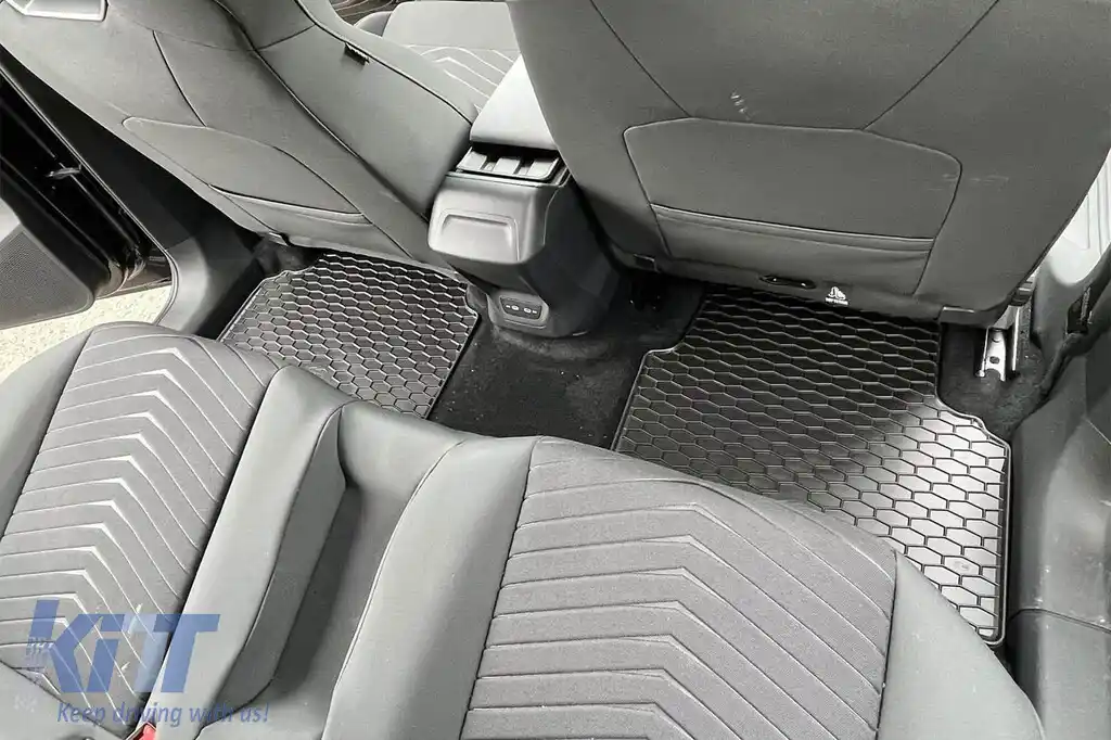 Mănuși din cauciuc Gumarny Zubri potrivite pentru Volkswagen ID.3 după 2020, Cupra Born după 2021, set de 4 piese, culoare neagră-image-6254611