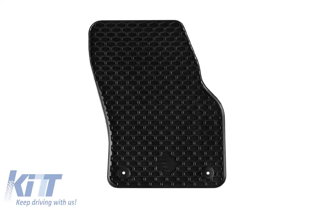 Mănuși din cauciuc Gumarny Zubri potrivite pentru Audi Q3 după 2019, set de 4 piese, culoare neagră-image-6254659