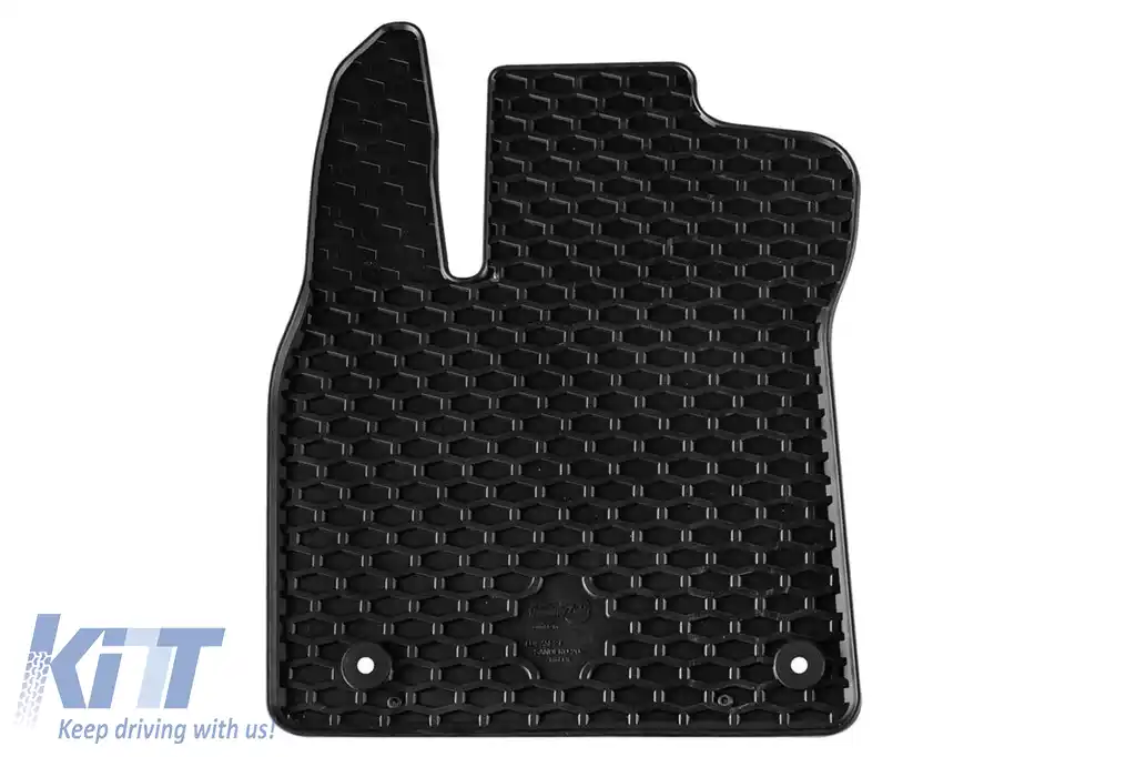 Mănuși din cauciuc Gumarny Zubri potrivite pentru Dacia Logan după 2021, set de 4 piese, culoare neagră-image-6254716