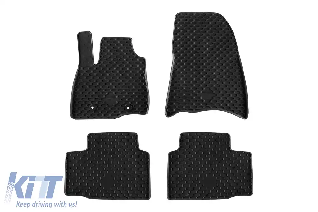 Mănuși din cauciuc Gumarny Zubri potrivite pentru Dacia Duster după 2024, set de 4 piese, culoare neagră-image-6254790