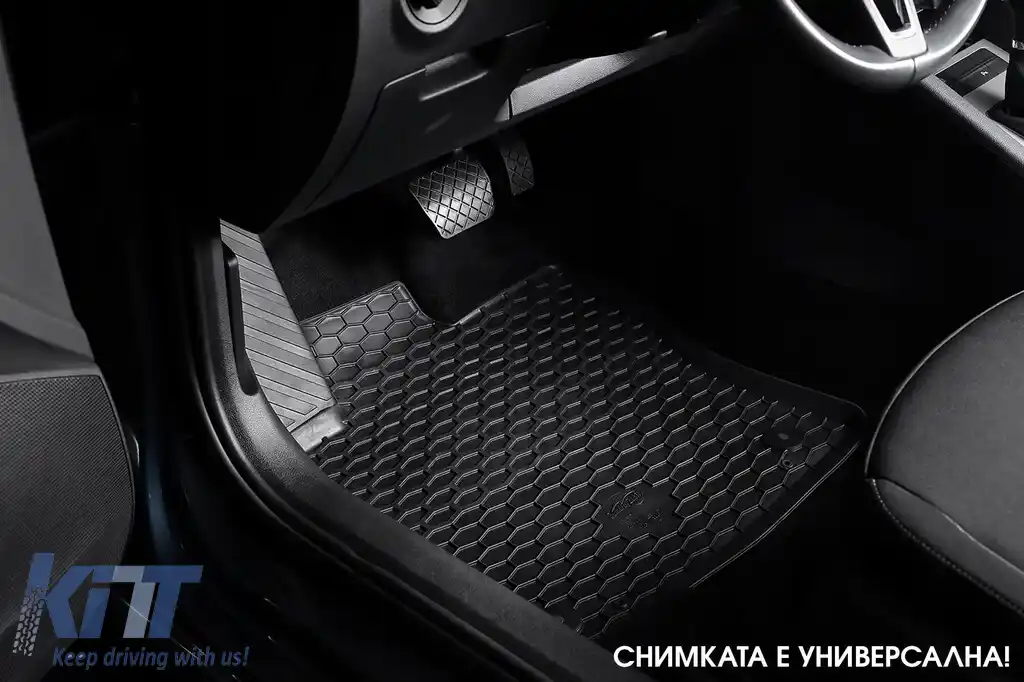 Mănuși din cauciuc Gumarny Zubri potrivite pentru Dacia Duster după 2024, set de 4 piese, culoare neagră-image-6254793