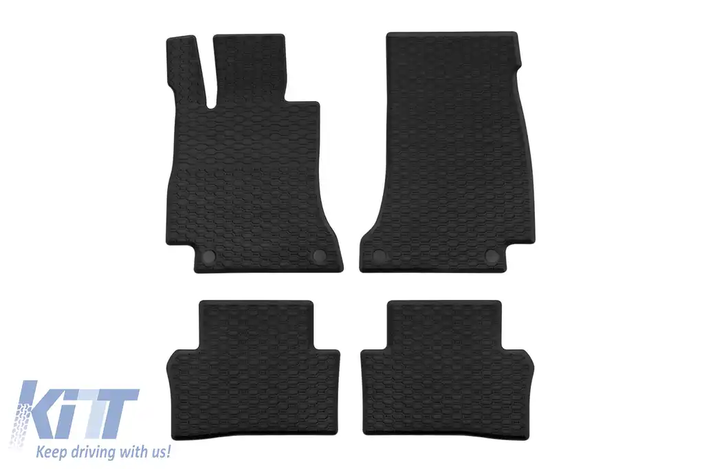 Mănuși din cauciuc specifice de la Geyer & Hosaja potrivite pentru Mercedes CLS C257 2018-2023, clasa W213 sedan, wagon 2016-2023, set de 4 piese, culoare neagră